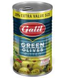 Galil Green Pitted Olives 24 Fl Oz (Pack of 6) - 20% Extra Value Size - Buy Online on SooperMarket.com