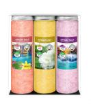 Nortembio Epsom Salt Set - Aromatherapy Trio (Cinnamon Jasmine Rose) | Hydrated with Vitamin C & E | 3 x 430g | E-book Included | Perfect for Floating Therapy - Buy Online on SooperMarket.com