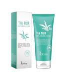 Tea Tree Moisturizing Cream - Hypoallergenic Lightweight Soothing Cream for Sensitive Skin | Strengthens Skin Barrier with Tea Tree Extract & Olive Oil - Korean Skin Care (3.4fl oz - Buy Online on SooperMarket.com