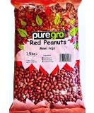 Puregro Red Peanuts/Mani Rojo 1.5kg - Buy Online on SooperMarket.com