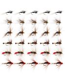 Goture Fly Fishing Flies Kit - 40pcs/76pcs/100pcs Fly Fishing Lures with Fly Fishing Box - Fly Fishing Assortment Kit for Bass Trout Salmon Fishing - Dry Flies Wet Flies Streamers Nymphs D - 30pcs flies - Buy Online on SooperMarket.com