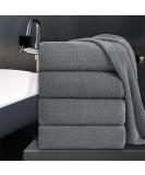 Bathroom Towel Set Dark Gray 4-Pack | Ultra Soft 600GSM Microfiber Bath Towels | Highly Absorbent & Quick Dry | Oversized Spa Hotel Luxury Shower Towels | 35x70 Large Plush Towels | Dark Gray 4-Piece Set - Buy Online on SooperMarket.com