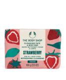 The Body Shop Strawberry Cleansing Face & Body Bar - Vegan - 3.5oz - Buy Online on SooperMarket.com