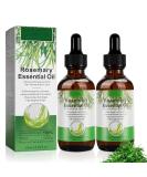 100% Pure Rosemary Oil for Hair & Scalp - Natural Hair Growth & Nourishing Aromatherapy (120ml 2 Pack) - Buy Online on SooperMarket.com