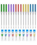 30 Pcs Universal Regular Point Sewing Machine Needles for Singer, Brother & Old Machines - Sizes 9, 11, 14, 16, 18 - Buy Online on SooperMarket.com