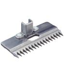 Hauptner 86833000 Standard Re-shearing Top Comb for Horses - 17 Teeth Silver | International Shipping Available - Buy Online on SooperMarket.com