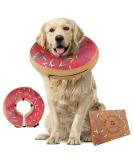 Inflatable dog collar as a ruff dog |Great alternative to the ruff or bowling collar | Ultrab-comfortable dog-concrete dogs as a leak protection dog for relaxation |For large dogs (pink) l rose - Buy Online on SooperMarket.com