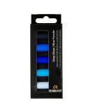 Rembrandt Soft Pastel Micro Set - 5 Half Sticks in Deep Blues - Buy Online on SooperMarket.com