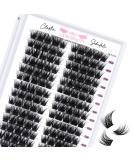 Lash Clusters 140 Pcs Cluster Lashes 14 Pairs Eyelash Clusters DIY Eyelash Extension Individual Cluster Eyelashes Mix Length Fluffy Super Thin Band Reusable Soft & Comfortable(Flipped-D-mix) mix Flipped - Buy Online on SooperMarket.com