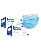VIROSA Extra VALUE 3 Layer Face Masks | PACK of 100 | Comfortable Protective and Suitable For Sensitive Skin Blue - Buy Online on SooperMarket.com