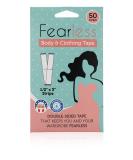 Fearless Tape - Double Sided Tape for Fashion Clothing and Body (50 Strip Pack) | All Day Strength Tape Adhesive and Gentle on Skin and Fabrics | Transparent Clear Color for All Skin Shades - Buy Online on SooperMarket.com