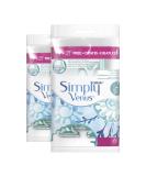 Gillette Simply Venus 2 disposable razors for women 2 x 6 women's razors with comfort blades - Buy Online on SooperMarket.com