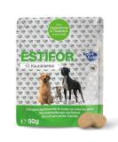 Nutrilabs Estifor tablets for dogs 10 pieces - tablets for digestion & intestine with bentonite yeast extracts prebiotics - health products for dogs - Dietary supplements Dog - Buy Online on SooperMarket.com