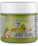 SICANIA Premium Pistachio Cream 7.05 oz - Authentic Italian Gluten-Free Non-GMO Gourmet Spread for Desserts & Pastries - Perfect for Dubai Pistachio Chocolate Bar - Buy Online on SooperMarket.com