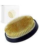 Wazakura Ikebana Kenzan Japanese Flower Holder  Made in Japan  Floral Arranging Pin Frog  Round - 3-1/4(80mm) Brass - Buy Online on SooperMarket.com