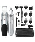 Wahl Groomsman Rechargeable Beard Trimming kit for Mustaches, Nose Hair, and Light Detailing and Grooming with Bonus Wet/Dry Electric Nose Trimmer – Model 5622 Rechargable Trimmer - Buy Online on SooperMarket.com
