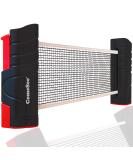 Comesee Retractable Ping Pong Net - Table Tennis Nets and Posts Replacement in Black - Buy Online on SooperMarket.com