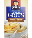 Quaker Country Bacon Flavor Instant Grits, 12 Ounce - Buy Online on SooperMarket.com