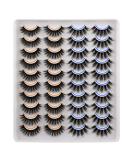 JIMIRE 20 Pairs Mixed Fluffy & Natural Volume False Eyelashes - Wispy Faux Mink Lashes Pack - Buy Online on SooperMarket.com