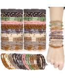 40 Pcs Boho Hair Ties for Women 10 Styles Boho Hair Ties Bracelets Elastic Ponytail Cute Bracelet Hair Holders for Hair Soft Hair Bands for Thin Long Curly Hair  10 Colors (Bright Color) - Buy Online on SooperMarket.com
