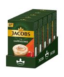 Jacobs Cappuccino coffee speciality 40 sticks with soluble coffee beans 5 x 8 drinks Cappuccino 92.8 g (pack of 5) - Buy Online on SooperMarket.com