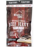 Wenzel's Farm Teriyaki Beef Jerky 10 oz Value Pack - Naturally Smoked, No MSG, Gluten Free - Buy Online on SooperMarket.com