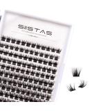 120 Clusters D Curl Wide Stem DIY Eyelash Extension Kit - 10-16mm Soft Fluffy False Lashes - W08# (08-mix) - Buy Online on SooperMarket.com