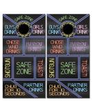 Tower Decals Drinking Game Cornhole Board Skins - Set of 2 | Laminated - Buy Online on SooperMarket.com