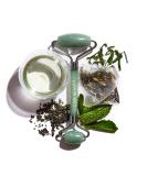 Buy Mint Green Tea Jade Crystal Facial Roller | Best Facial Massage Tool for Radiant Skin - Buy Online on SooperMarket.com