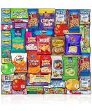 45 Count Snack Box Care Package - Ultimate Variety Pack for Office, Schools & Family - Bulk Bars, Cookies, Chips, Candy & Treats - Perfect Gift Basket for College Students and Military Personnel - Buy Online on SooperMarket.com