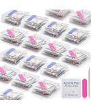 48Pcs Disposable Manicure Kit - Nail File, Wood Stick, Cotton Pad for Nail Design & Stamping Art - Buy Online on SooperMarket.com