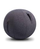 Vivora Luno Exercise Ball Chair  Chenille for Home Offices  Balance Training  Yoga Ball Max Charcoal - Buy Online on SooperMarket.com