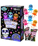 Halloween Day of the Dead Sugar Skull Lollipop Rings, Box of 18 7.61 Ounce (Pack of 1) - Buy Online on SooperMarket.com