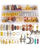 EBANKU 184PCS Dreadlocks Hair Jewelry Dreadlock Accessories  Assorted Dreadlock Jewelry Charms Beads for Braids  Dreadlock Hair Clips for Women Girl - Buy Online on SooperMarket.com