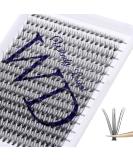 300PCS C Curl 20D 0.07mm Cluster Lashes Extension | 8-16mm Mixed Wide Stem Individual Eyelashes DIY Extensions at Home - Buy Online on SooperMarket.com