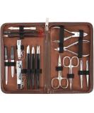 3 Swords Germany 16-Piece Manicure-Pedicure Nail Care Set - Brand Quality Since 1927 | Brown - Buy Online on SooperMarket.com