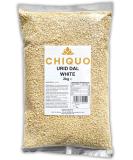 Chiquo Urid Dal White - 2kg | Split Matpe Beans | Protein Rich - Buy Online on SooperMarket.com