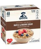 Quaker Instant Oatmeal, Maple & Brown Sugar, Individual Packets, 1.51 Ounce (Pack of 48) - Buy Online on SooperMarket.com