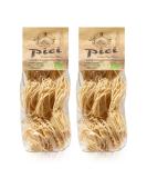 Morelli Pici Pasta di Toscana - Gourmet Italian Pasta - Organic Pici Noodles - Thick Organic Pasta Nests Made in Italy from Durum Wheat Semolina - 17.6oz (500g) - Pack of 2 17.6 Ounce (Pack of 2) - Buy Online on SooperMarket.com