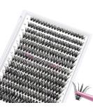280 Pcs 40D-C-0.07-9-15mix Cluster Lashes - DIY Wispy Bottom Lashes - C D Curl - Large Size | Perfect for At-Home Use - Buy Online on SooperMarket.com