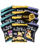 Royal Cheese Bites - 10 bags low carb keto snacks - sorted - oven -baked completely natural protein snack - healthy snacks for children and adults - food - gluten -free - Buy Online on SooperMarket.com
