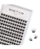 D Curl 120 Cluster 12mm Individual Lash Extensions for DIY False Eyelash Makeup - Natural and Mega Styles - Soft Clusters for Home Use - Buy Online on SooperMarket.com