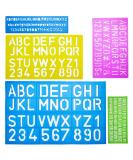 Mr. Pen Letters and Numbers Alphabet Templates, Letter Stencils, Pack of 5 - Buy Online on SooperMarket.com