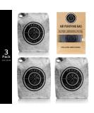 Air Purifying Charcoal Bag - Triple 200g Odor Eliminator & Natural Deodorizer for Home | Eco-Friendly Shipping Worldwide - Buy Online on SooperMarket.com