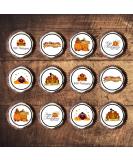 PRECUT Thanksgiving Cupcake Toppers Edible Thanksgiving Mini Cake Decorations - Edible Fall Party Decorations Thanksgiving Cake Topper Edible Pumpkin Cake Decorations (24) - Buy Online on SooperMarket.com