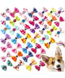 60Pcs Puppy Dogs Hair Barrettes Bows with Metal Clips,Rhinestone Tiny Christmas Bowknot Hair Bows Hair Topknot Hair Clips for Cat Puppy Party Birthday ,Handmade Hair Accessories Pet Grooming - Buy Online on SooperMarket.com