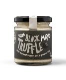BeSaucy Black Truffle Mayonnaise 180g Glass Jar - Vegan Friendly Spread, Dip, Mash Stir-In and Pasta/Pizza Partner, UK-Made - Buy Online on SooperMarket.com