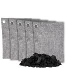 Nature Fresh Air Purifying Bags 5 Pack - Large 200g | All Natural Charcoal Odor Eliminator & Moisture Absorber | Deodorizer for Pet Car Closet Room | OLIVIA & AIDEN - Buy Online on SooperMarket.com
