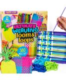 Made By Me Ultimate Weaving Loom, Includes 378 Craft Loops & 1 Weaving Loom with Tool, Makes 25 Projects, 9 Rainbow Colors of Weaving Loops, Hook & Loop Potholder Kit, DIY Weaving Kit - Buy Online on SooperMarket.com
