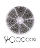 Mr. Pen- Open Jump Rings  Silver  1014 pcs  6 Sizes Open Jump Rings for Jewelry Making  Silver Jump Rings and Lobster Clasps  Jewelry Jump Rings Silver  O Rings for Jewelry Making - Buy Online on SooperMarket.com